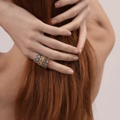 Maria e Luisa Jewels Fedi | Anelli Con Pietre<Anello Eternity con pietre navette