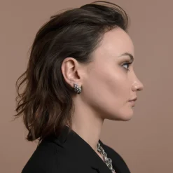 Maria e Luisa Jewels Orecchini Uomo | Orecchini A Bottone<ORECCHINI A LOBO TRIBALI